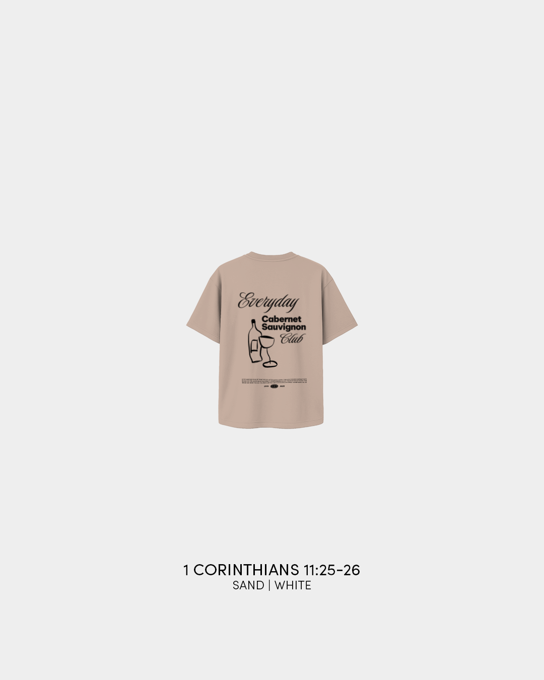 Everyday Vino Club | 1 Corinthians 11:25-26 | T-shirt
